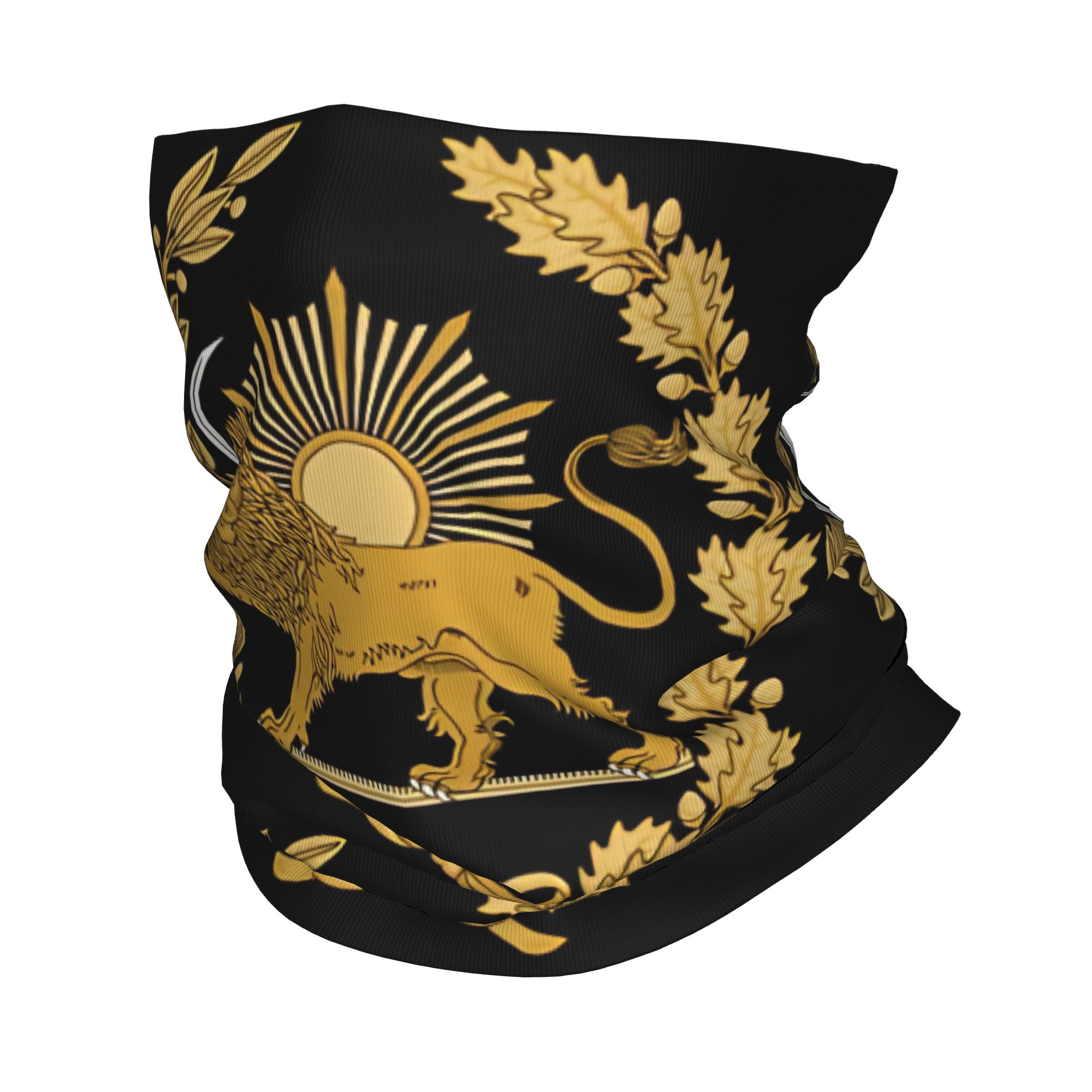 Outdoor Camping Logo - Lion and Sun Emblem of Persia