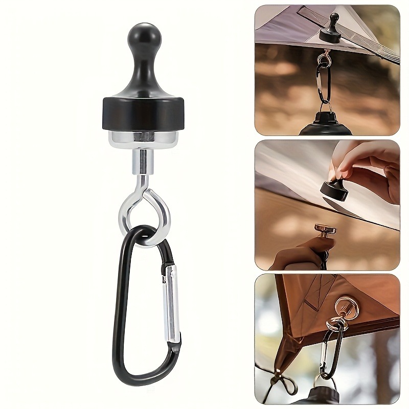 Outdoor Camping Canopy - Magnetic Camping Hooks Super Strong Iron