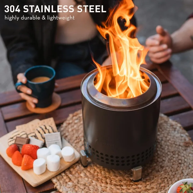 Outdoor Camping Fireplace - Portable Camping Stove Tabletop Pit with