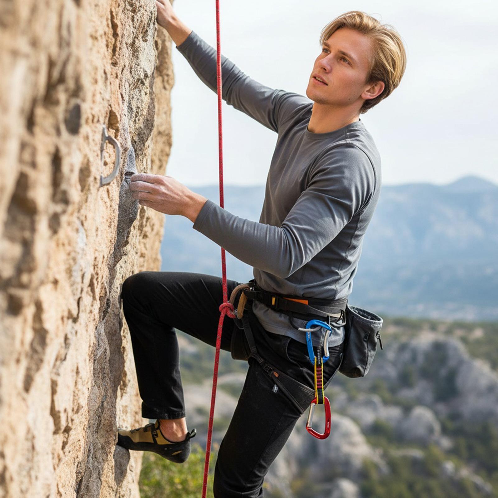 Outdoor Camping Equipment - Quickdraws Climbing Carabiner Equipment For Climbing