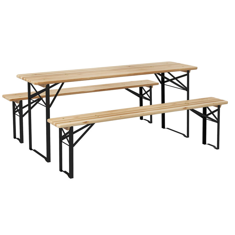 Outdoor Activities In Camping - 6' Portable Picnic Table and Bench