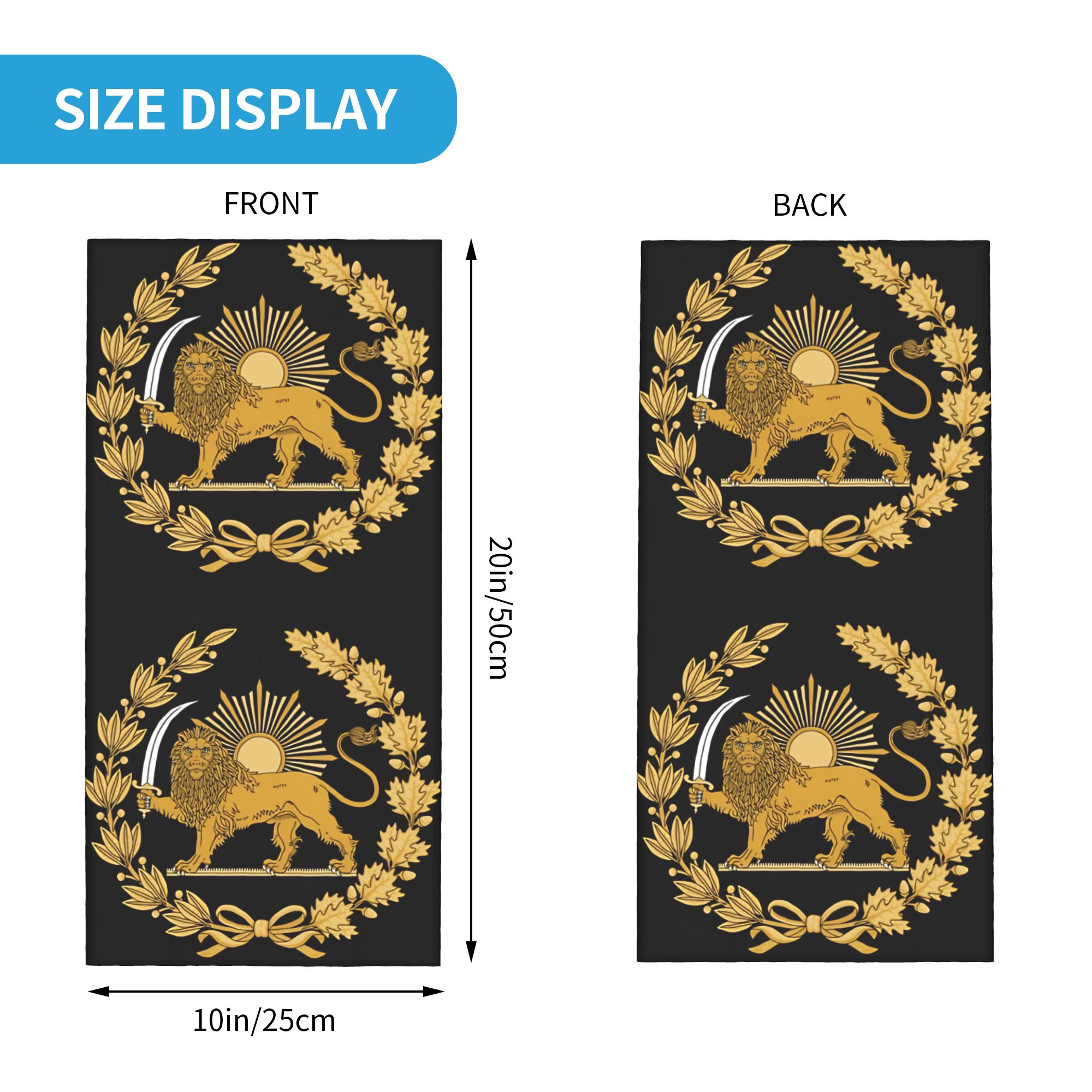 Lion and Sun Emblem of Persia  - Outdoor Camping Logo recension och pris