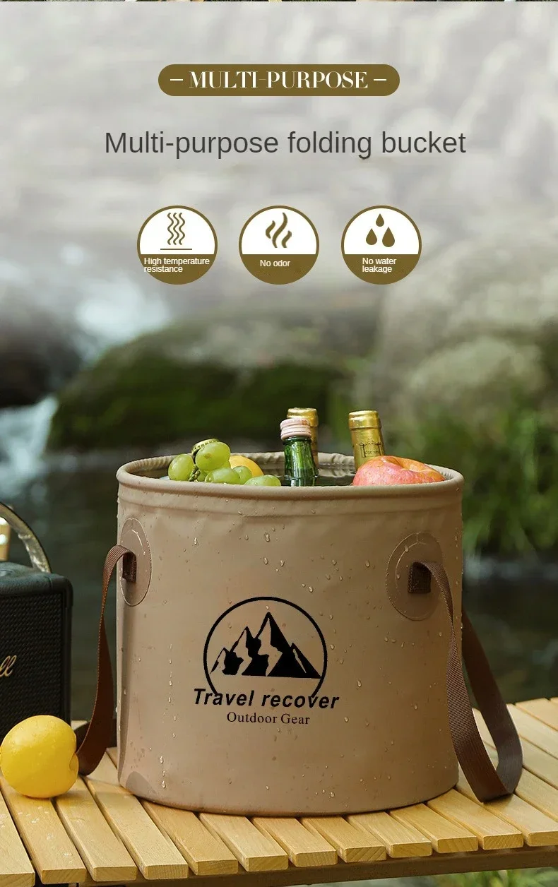 10L 20LFolding Bucket Waterpro - Outdoor Camping Sink recension och pris