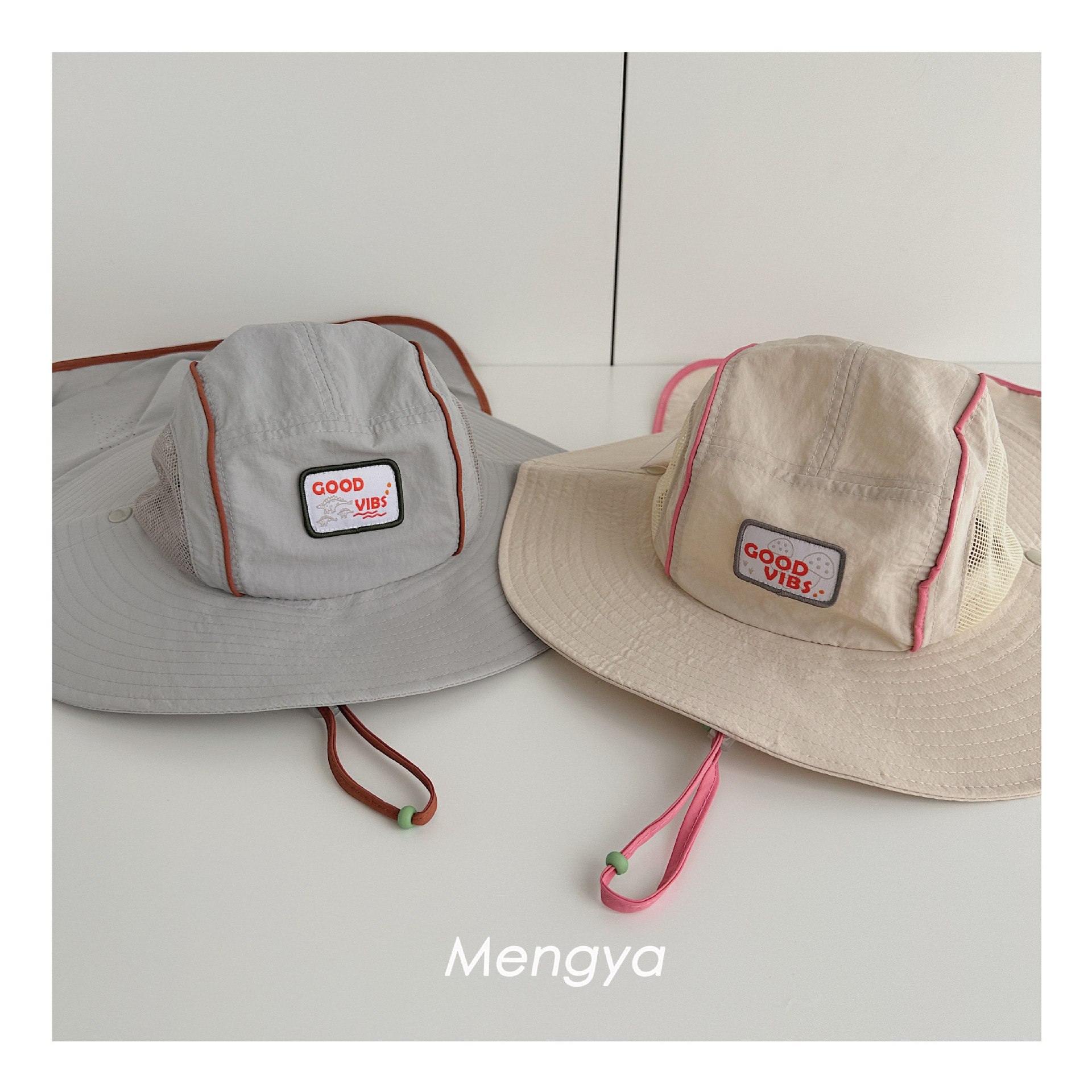 baby boys girls Stitching Mesh - Camping Outdoor Quick Drying Sun Neck Protection Cap Hat recension och pris