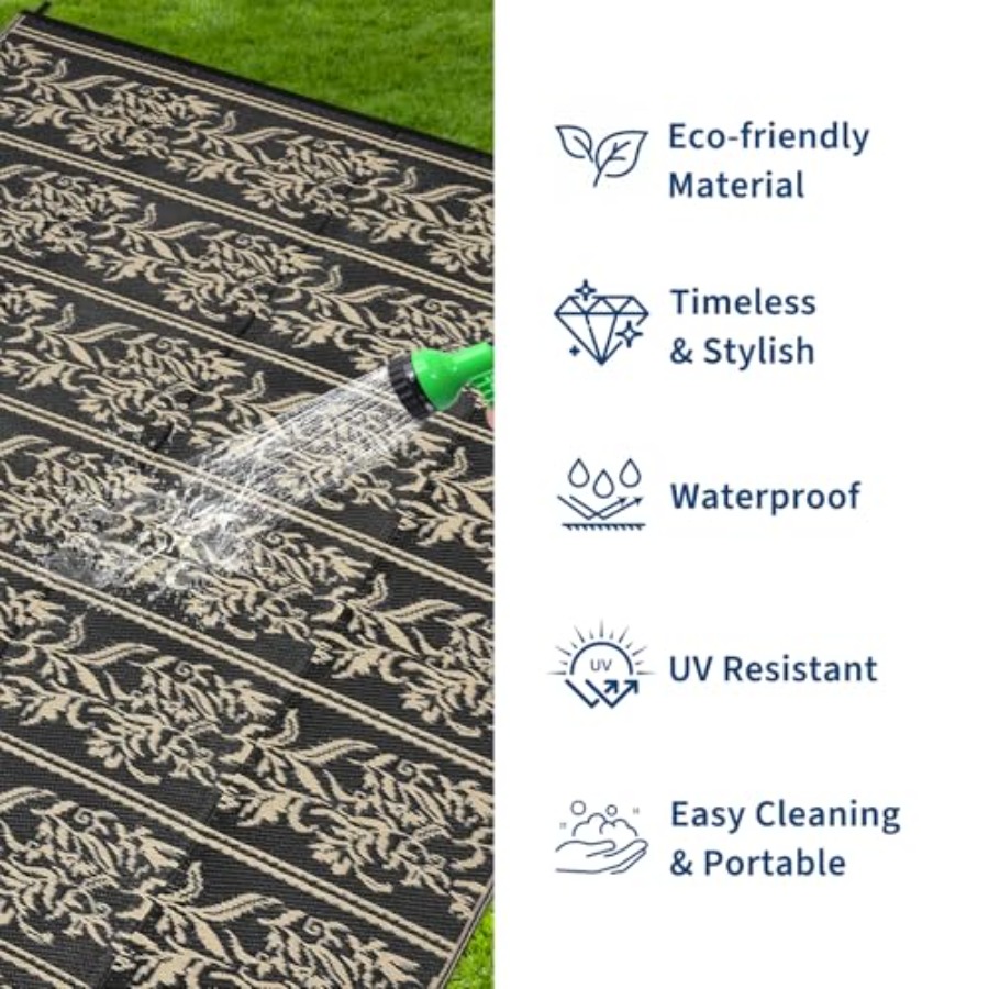 Outdoor Rugs 9x12 Waterproof R - Outdoor Camping Rugs 9X12 recension och pris