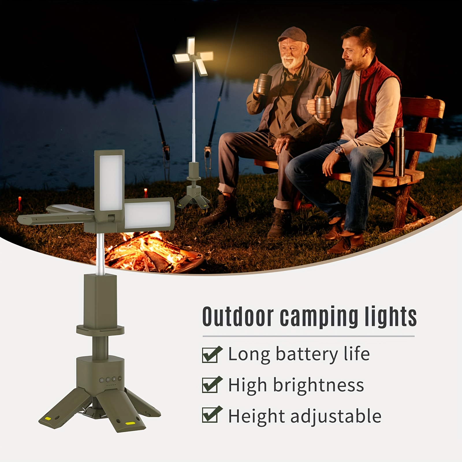 Camping Lantern, 14000mAh Rech - Camping Solar Lantern recension och pris