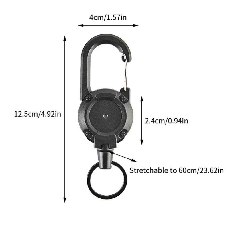 Outdoor Retractable Keychain H - Outdoor Camping Logo recension och pris