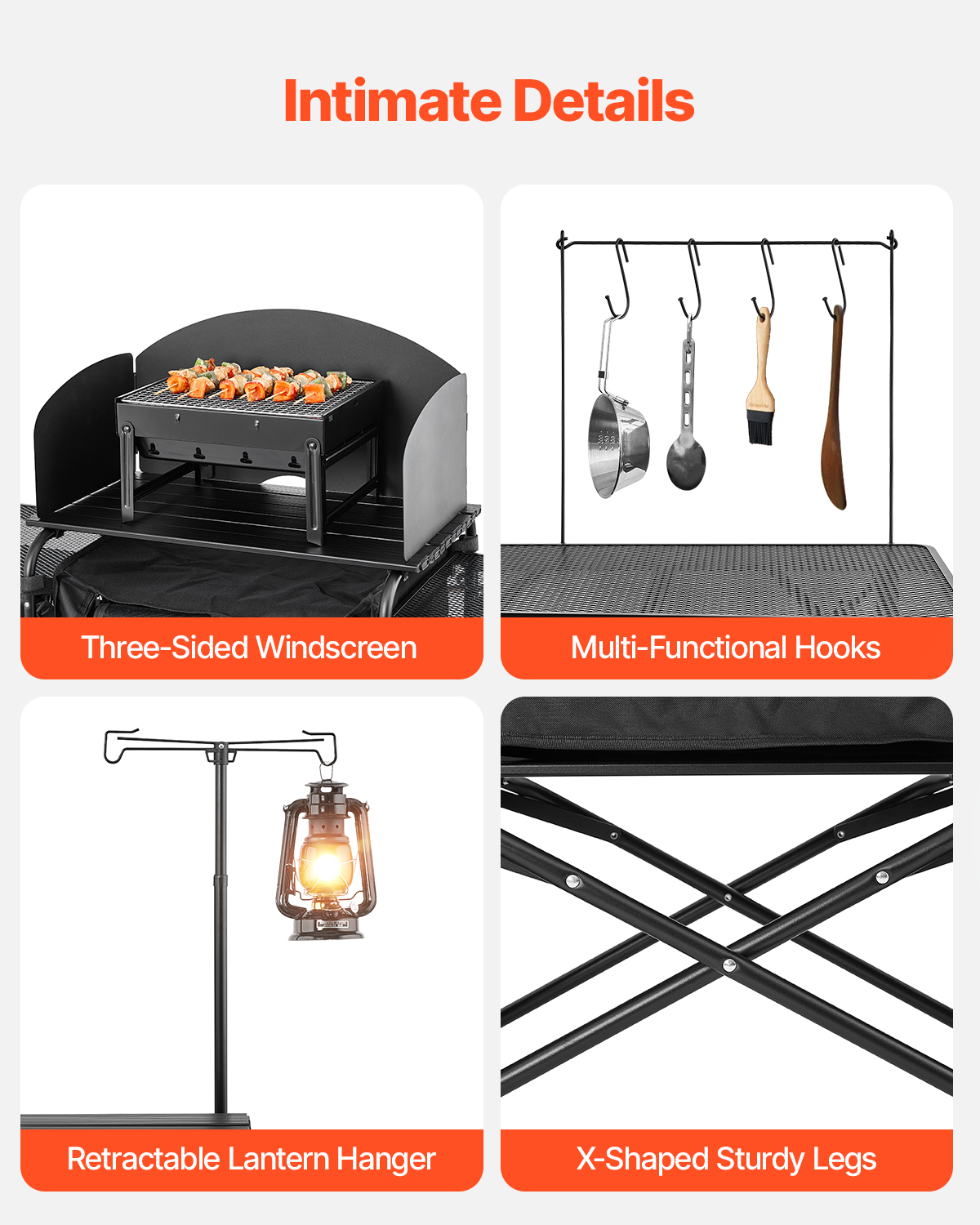 SucceBuy Camping Kitchen Table - Outdoor Camping Kitchen Setup recension och pris