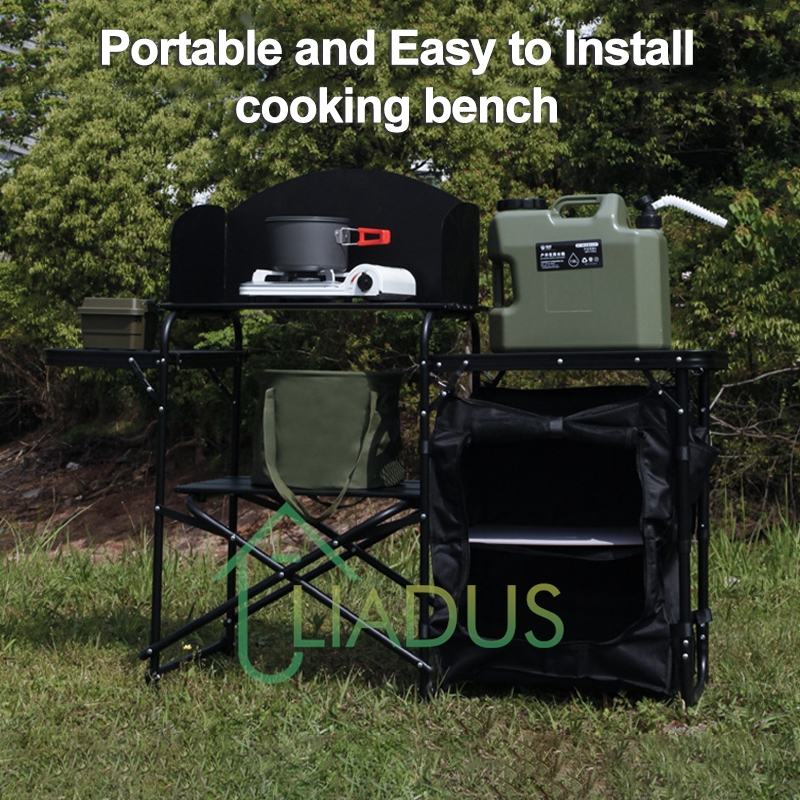 Foldable Portable Outdoor Stov - Outdoor Camping Kitchen Setup recension och pris