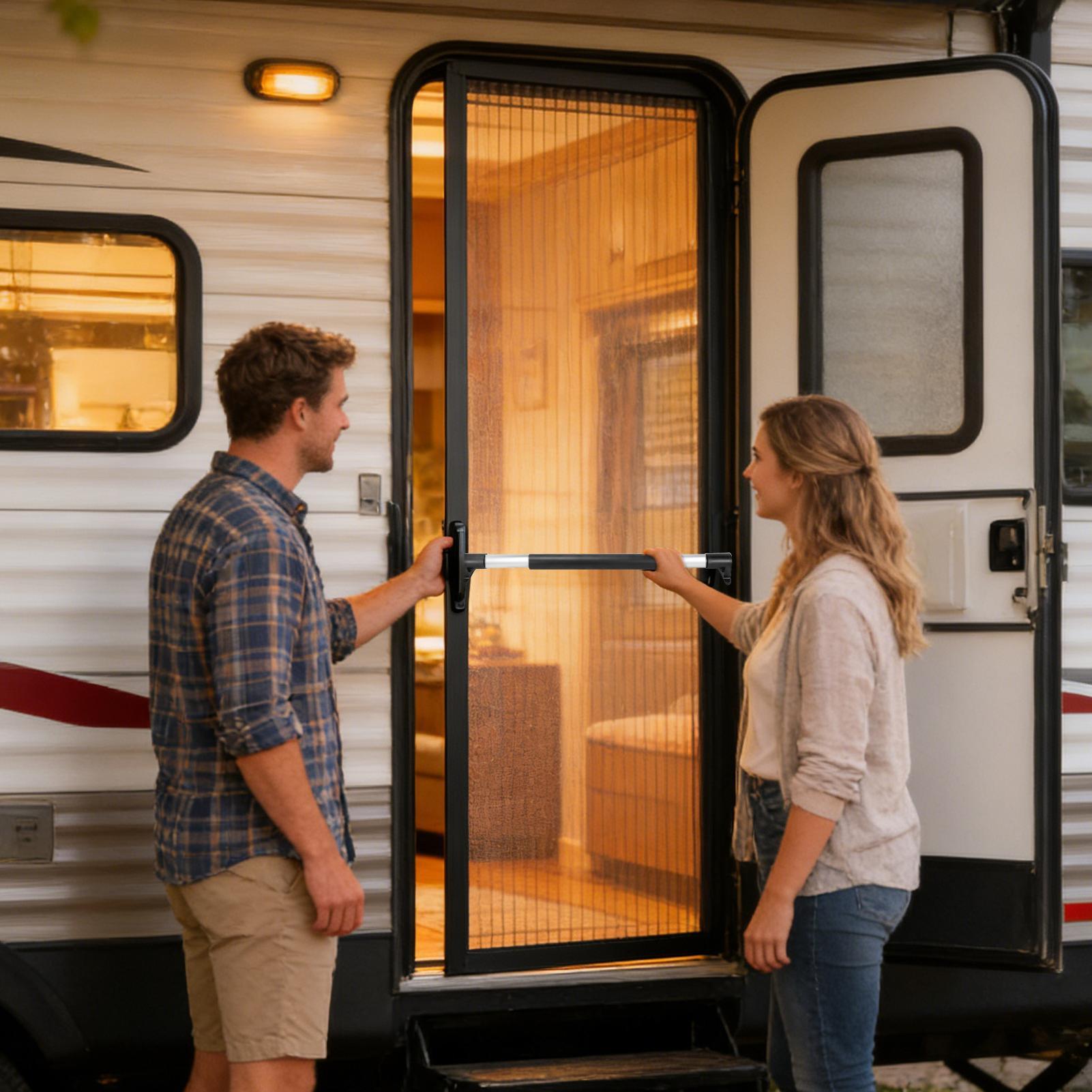 RV Screen Door Handle Telescop - Outdoor Camping Rentals recension och pris