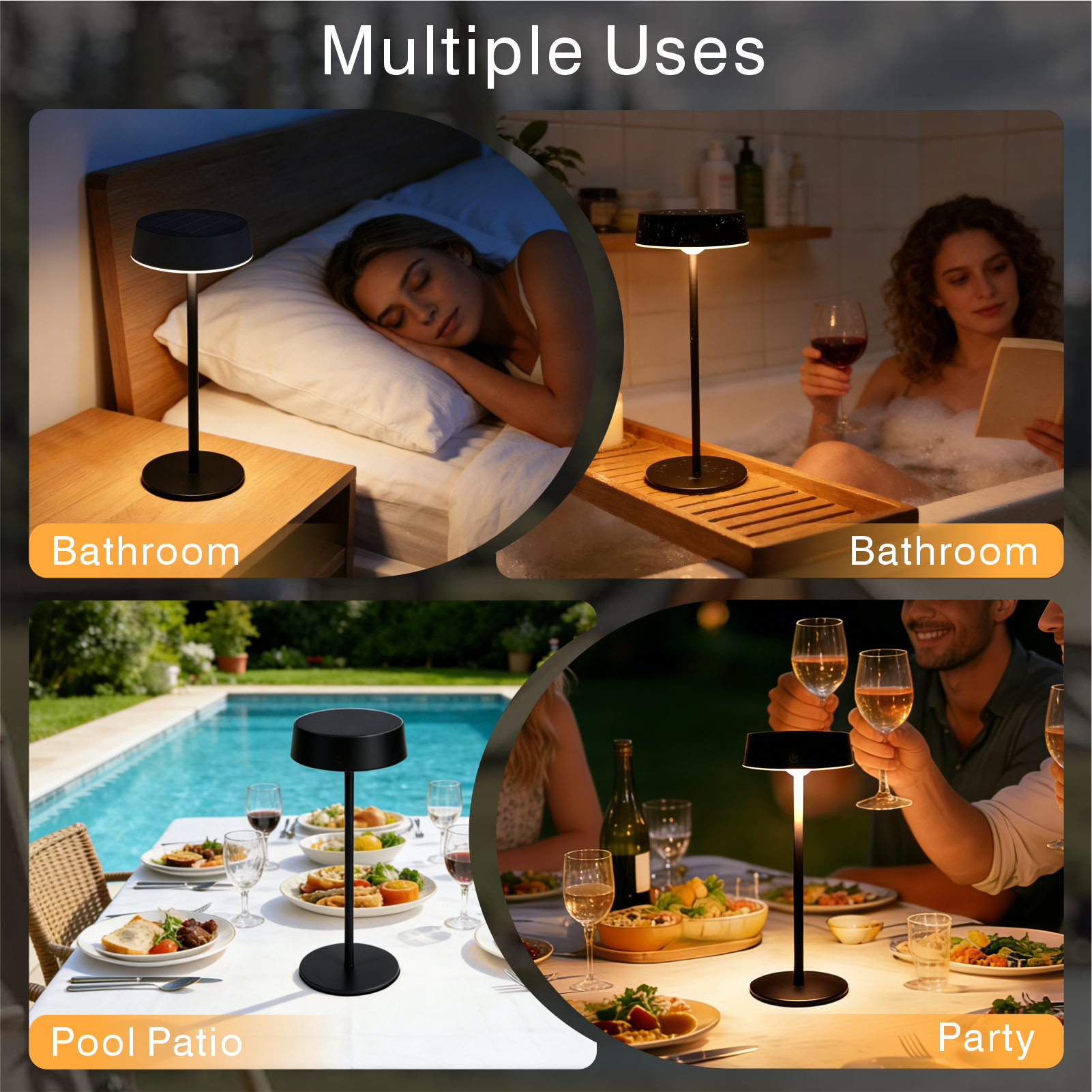 New Desk Lamp Solar Light Tabl - Camping Solar Lantern recension och pris