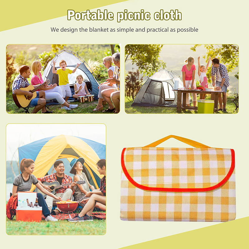 1PC Foldable Picnic Mat Portab - Outdoor Camping Carpet recension och pris