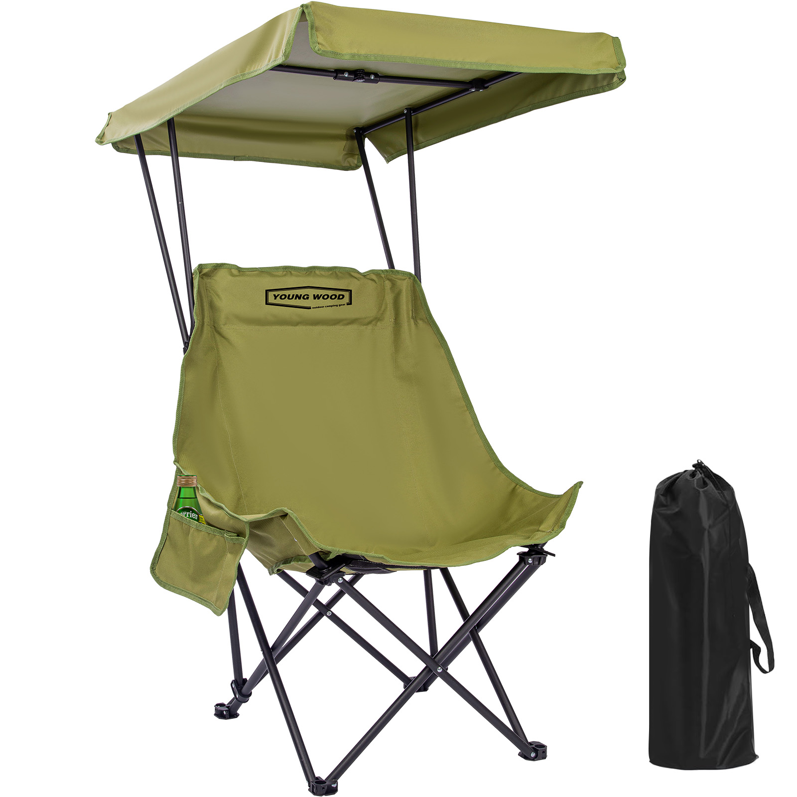 YOUNG WOOD Portable Camping Ch - Outdoor Camping Canopy recension och pris