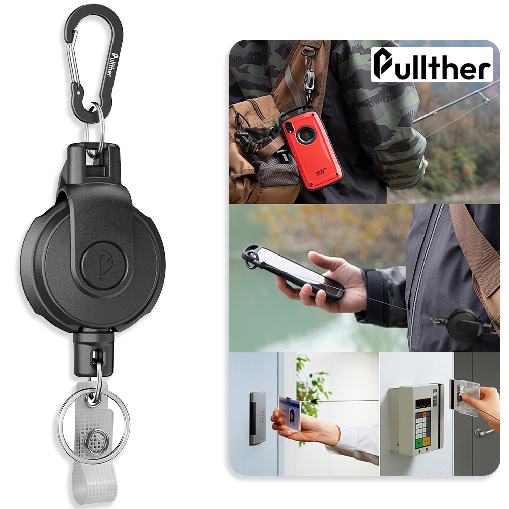 Retractable Key‌ Chain for man - Outdoor Camping Logo recension och pris
