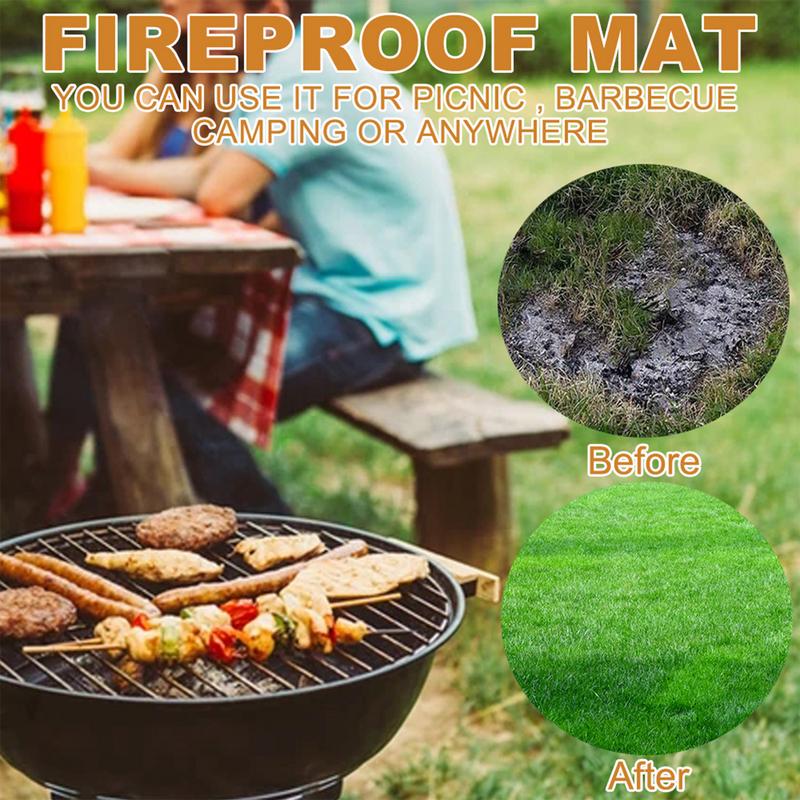 Under Grill Mat Fireplace Fire - Outdoor Camping Fireplace recension och pris