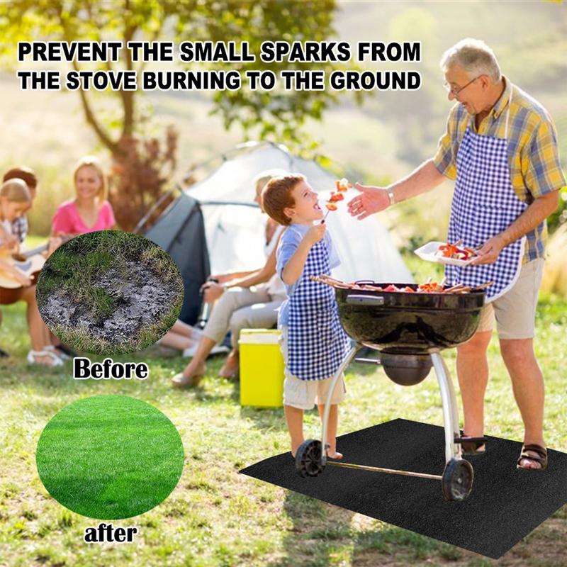 Under Grill Mat Fireplace Fire - Outdoor Camping Fireplace recension och pris