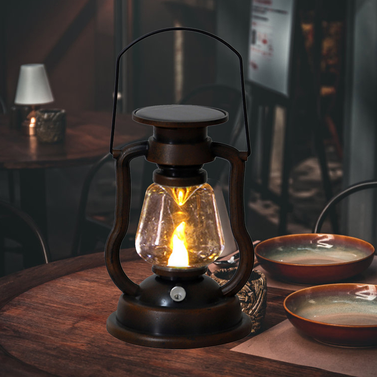 Atmosphere Light Retro LED Sol - Camping Solar Lantern recension och pris