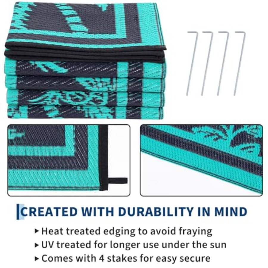 Outdoor Rug 9x12 Patio Waterpr - Outdoor Camping Rugs 9X12 recension och pris