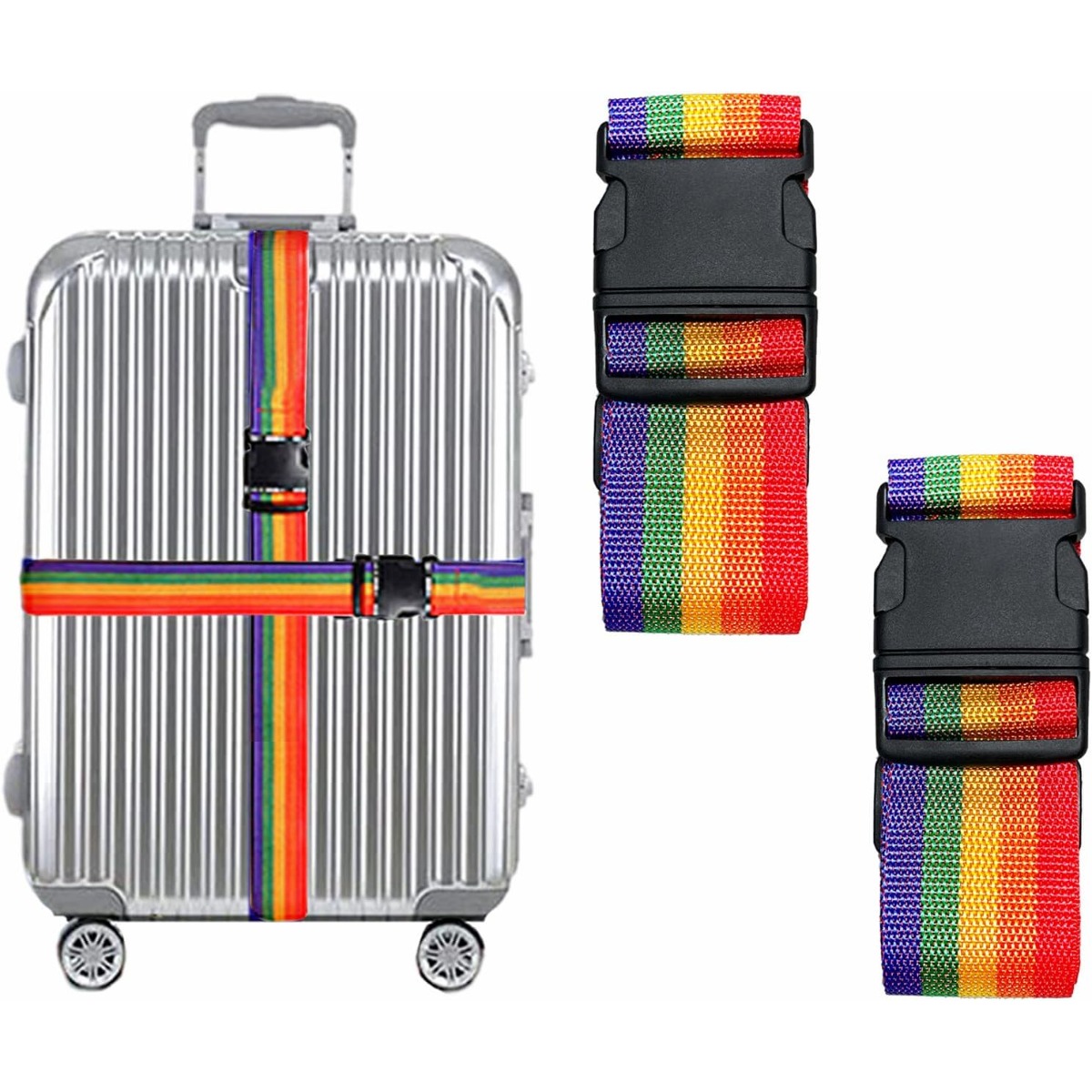This 2-pack of rainbow luggage - Outdoor Activities In Camping recension och pris
