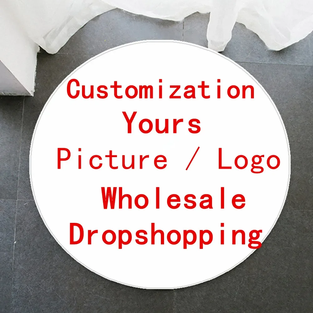 Custom Round Rug with Logo, Pe - Outdoor Camping Logo recension och pris