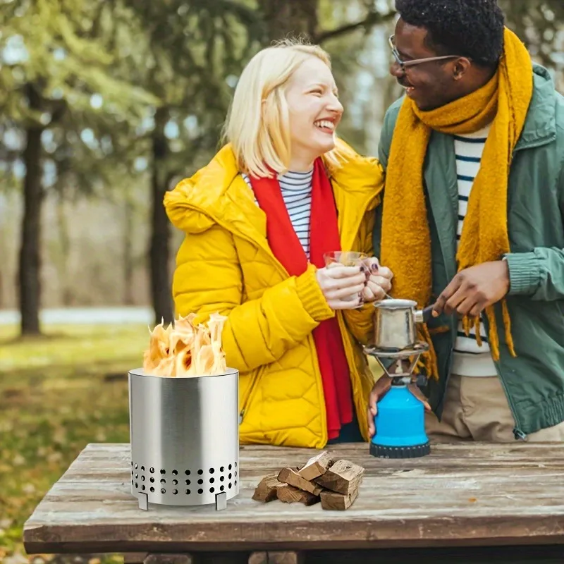 Portable Camping Stove Tableto - Outdoor Camping Fireplace recension och pris