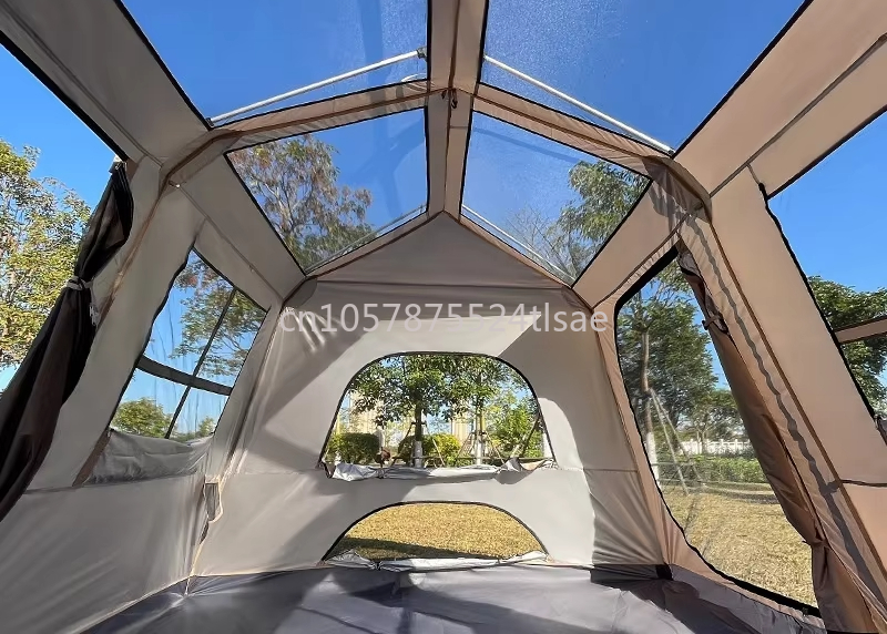 3-8 Person Automatic Large Oxf - Outdoor Camping Canopy recension och pris