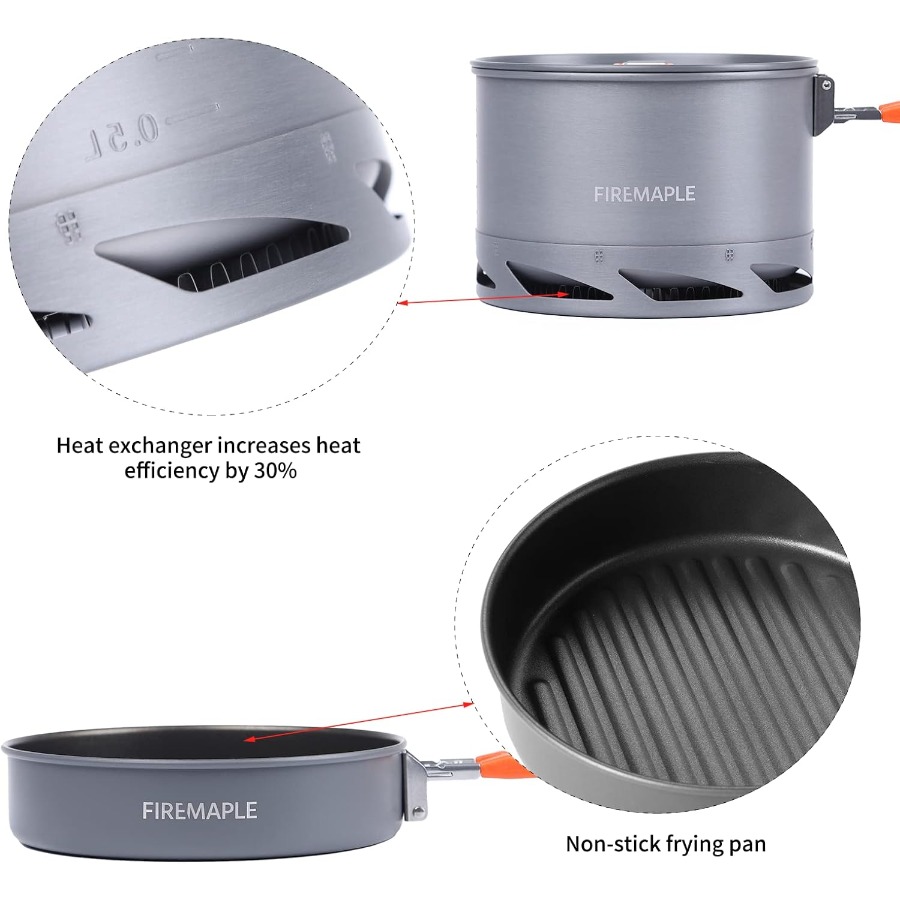 Fire-Maple Feast 4 Piece Campi - Outdoor Camping Kit recension och pris