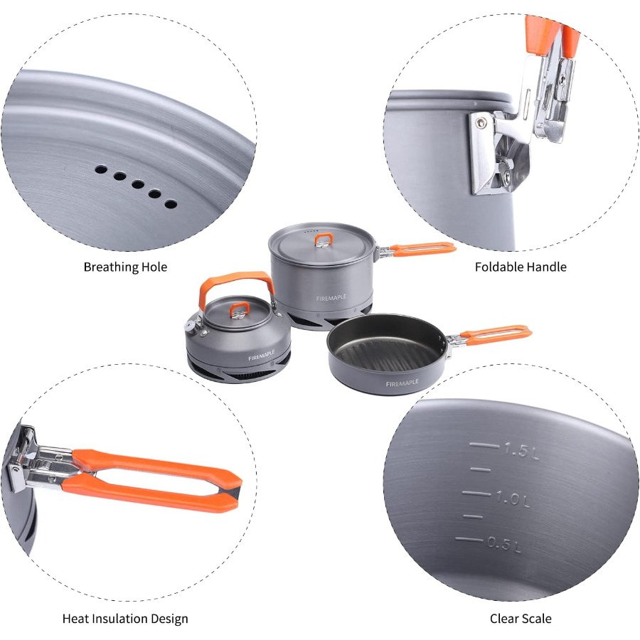 Fire-Maple Feast 4 Piece Campi - Outdoor Camping Kit recension och pris