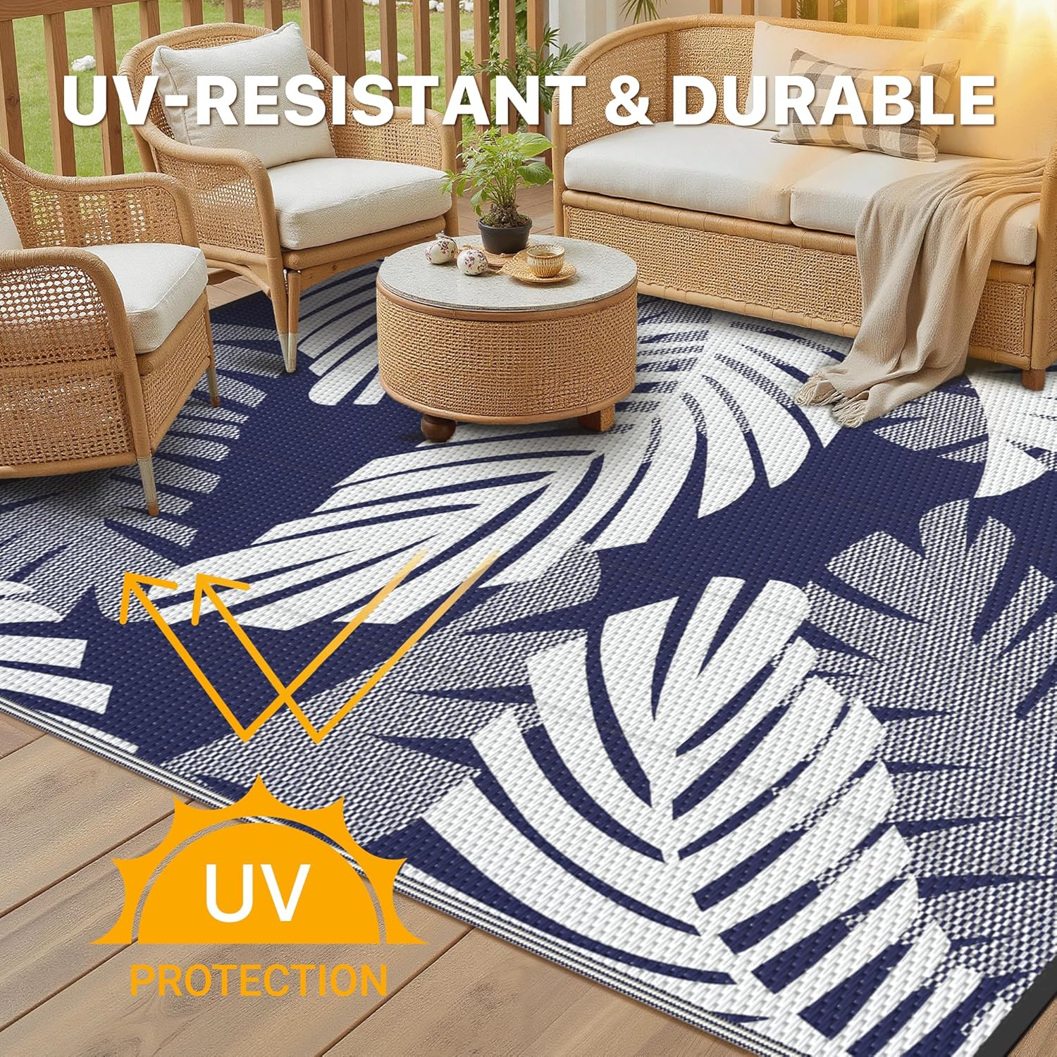 Waterproof Outdoor Rug 9x12, R - Outdoor Camping Rugs 9X12 recension och pris