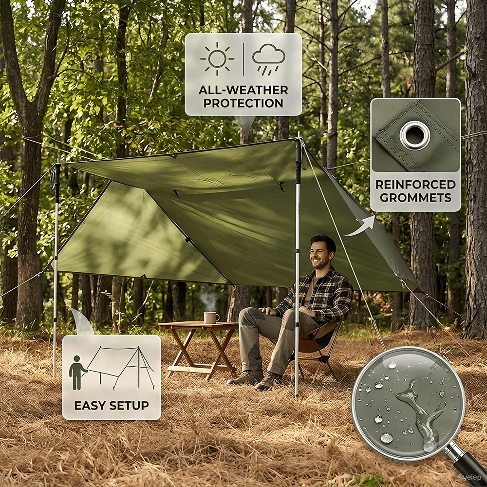 3-in-1 Multi-Functional Waterp - Outdoor Camping Canopy recension och pris