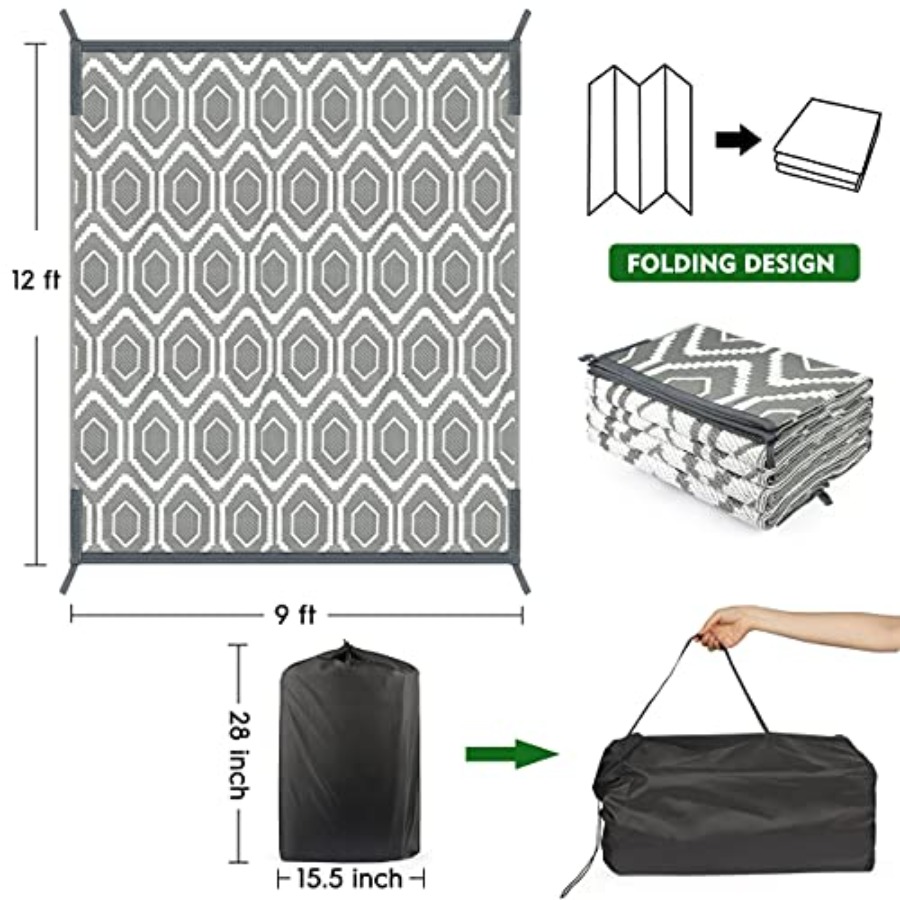 Outdoor Camping Rugs, 9x12 Pla - Outdoor Camping Rugs 9X12 recension och pris