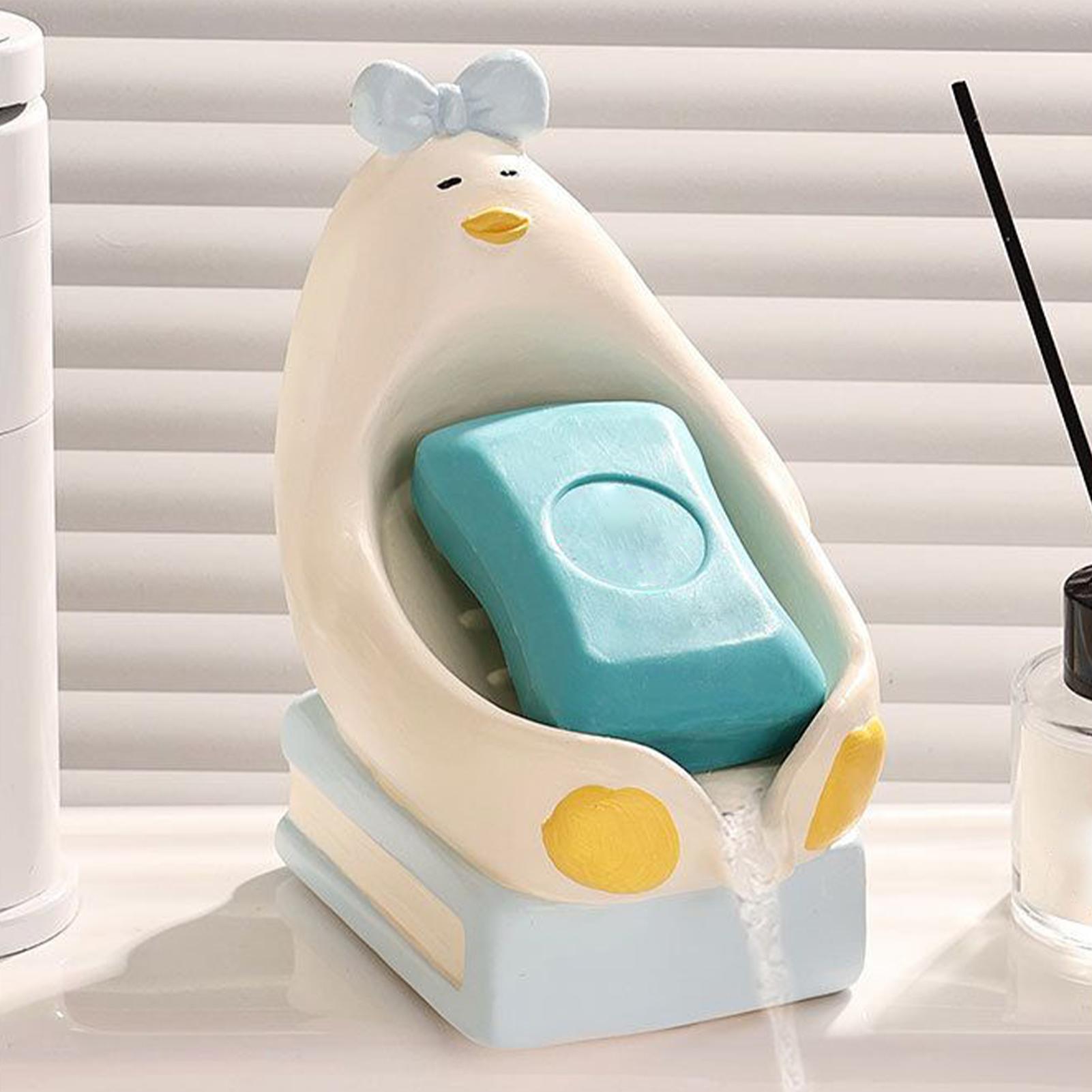 Soap Dish Ceramic Sitting Duck - Outdoor Camping Sink recension och pris