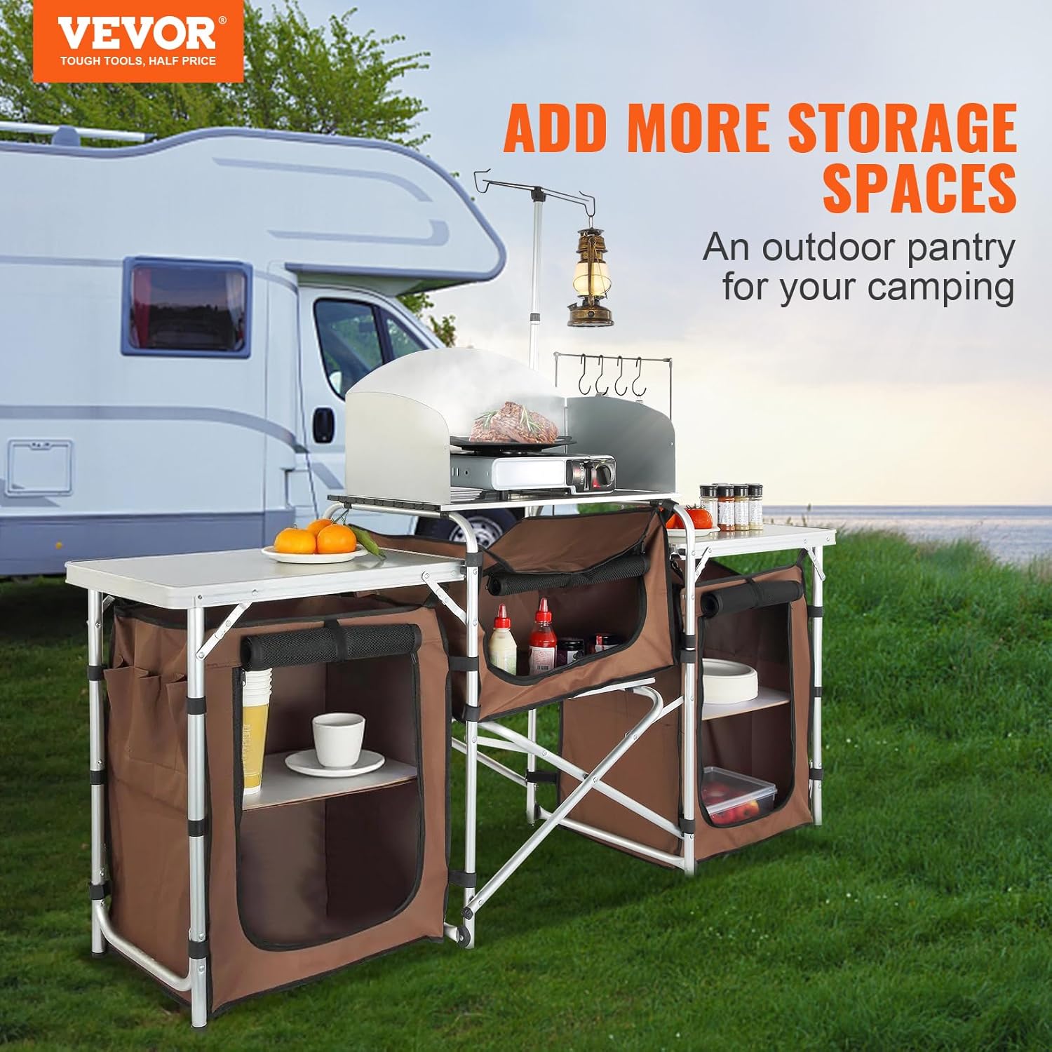 Folding Camping Kitchen Table  - Outdoor Camping Kitchen Setup recension och pris