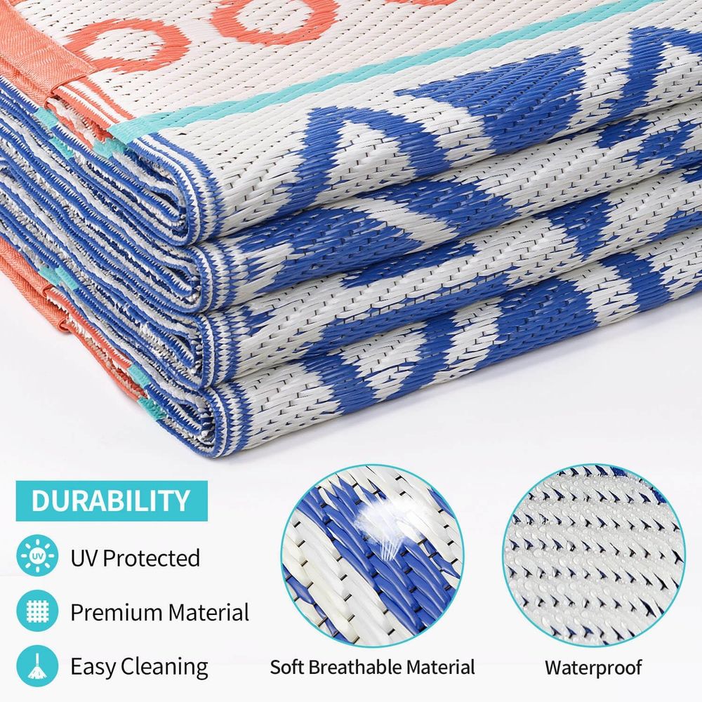 Waterproof Outdoor Rug - 9x12  - Outdoor Camping Rugs 9X12 recension och pris