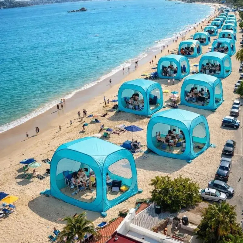 Beach Cabana Tent Quick Set up - Outdoor Camping Rentals recension och pris