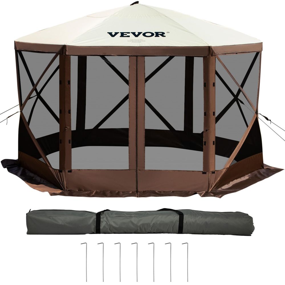 12 12ft 6 Sided Popup Canopy S - Outdoor Camping Canopy recension och pris