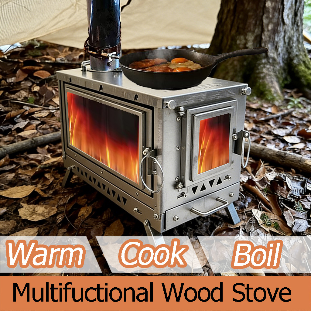 DANCHEL OUTDOOR T3 Titanium Al - Outdoor Camping Fireplace recension och pris