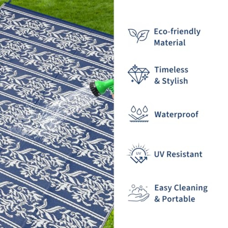 Outdoor Rugs 9x12 Waterproof R - Outdoor Camping Rugs 9X12 recension och pris