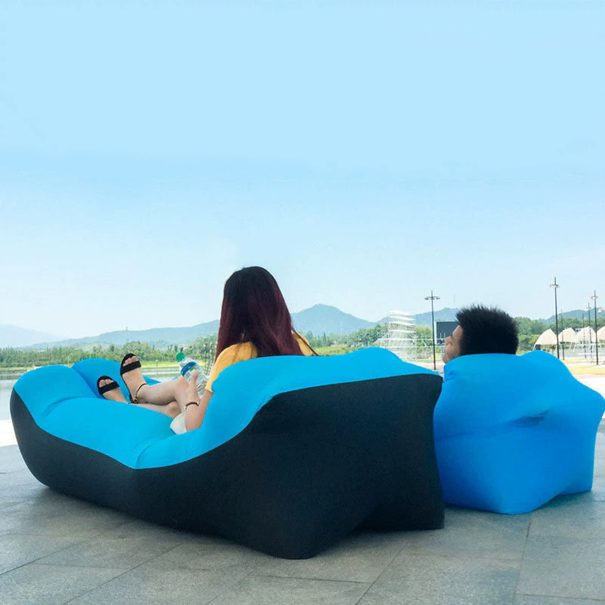 Portable Inflatable Bed, Outdo - Outdoor Camping Carpet recension och pris