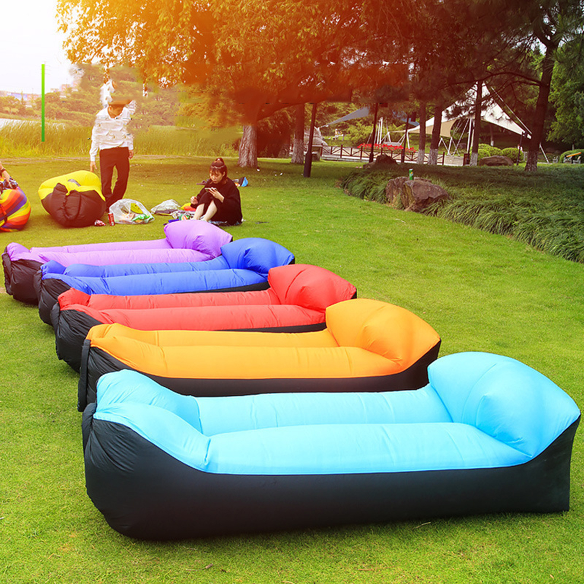 Portable Inflatable Bed, Outdo - Outdoor Camping Carpet recension och pris