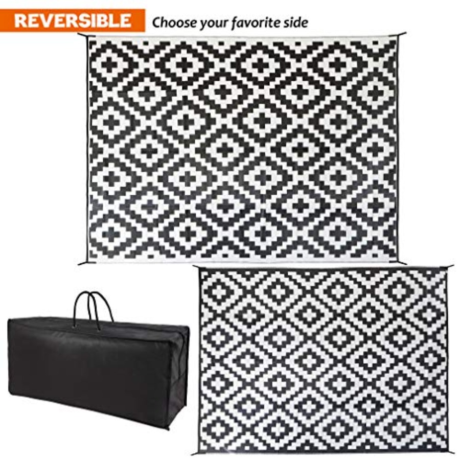 Waterproof Outdoor Rug 9x12 ft - Outdoor Camping Rugs 9X12 recension och pris
