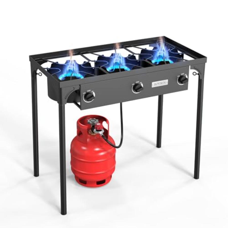 3 Burner Propane Gas Stove 225 - Outdoor Camping List recension och pris