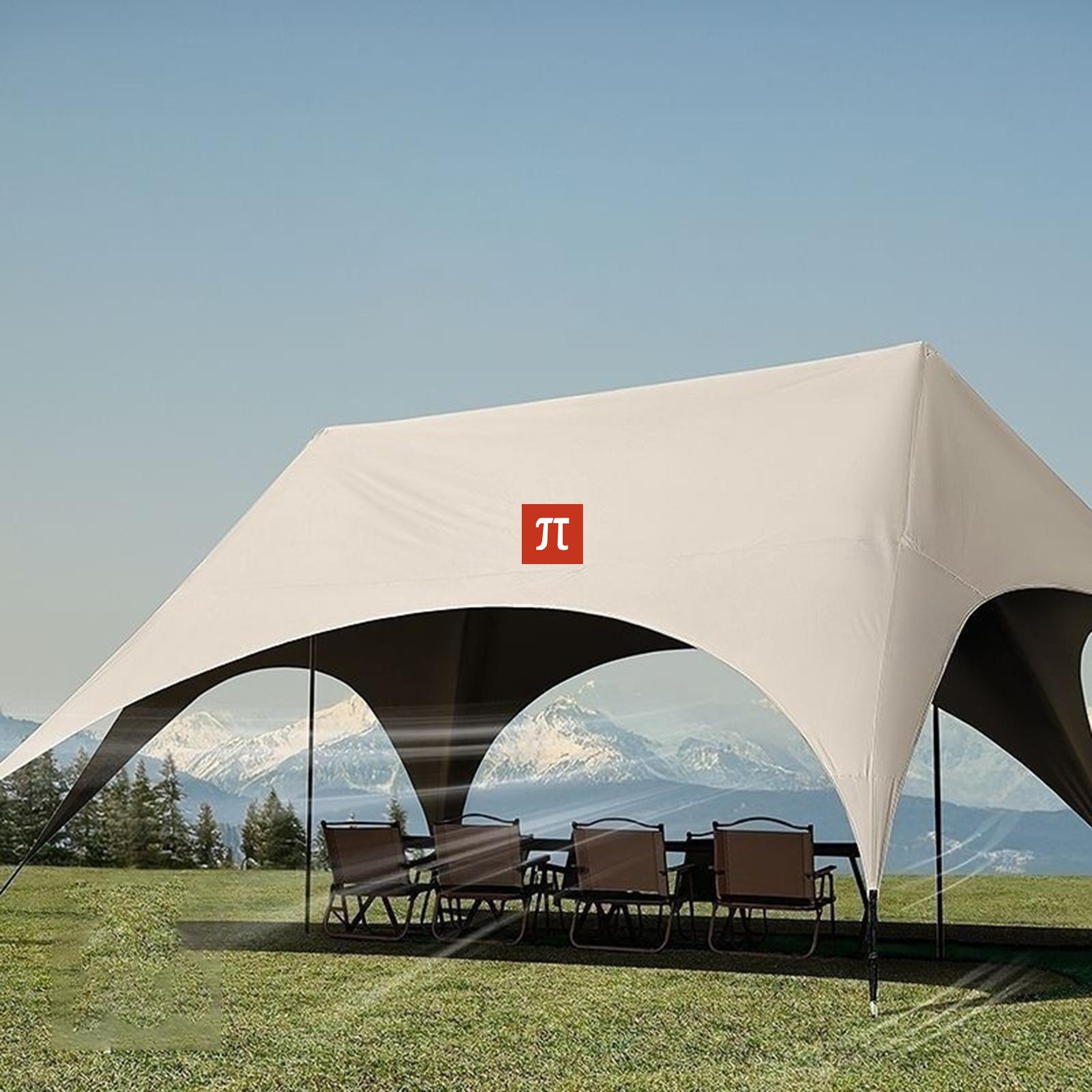 ACamping Gazebo Hexagonal Rain - Outdoor Camping Canopy recension och pris