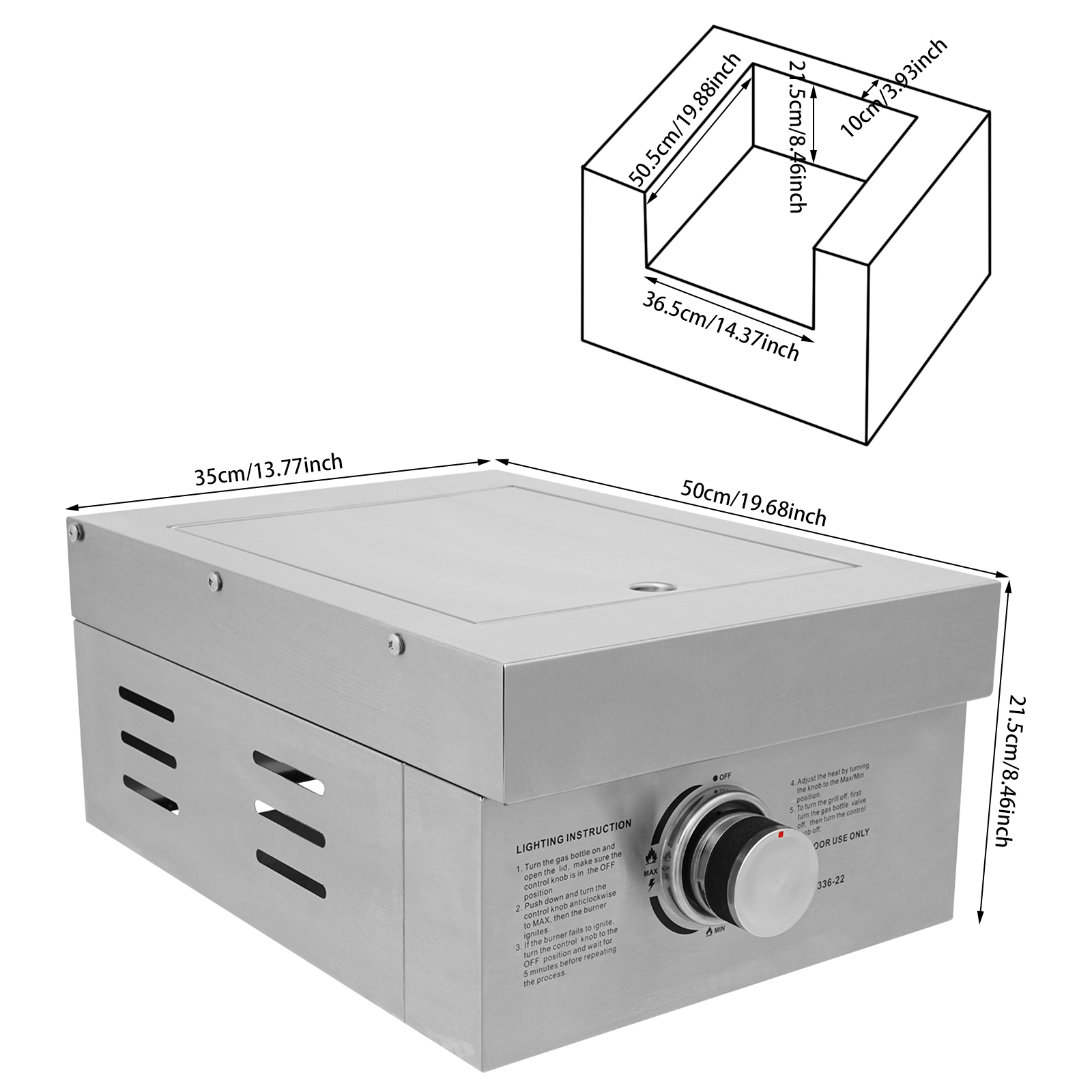 Gas Stove, Embedded/Outdoor, 3 - Outdoor Camping Stove recension och pris