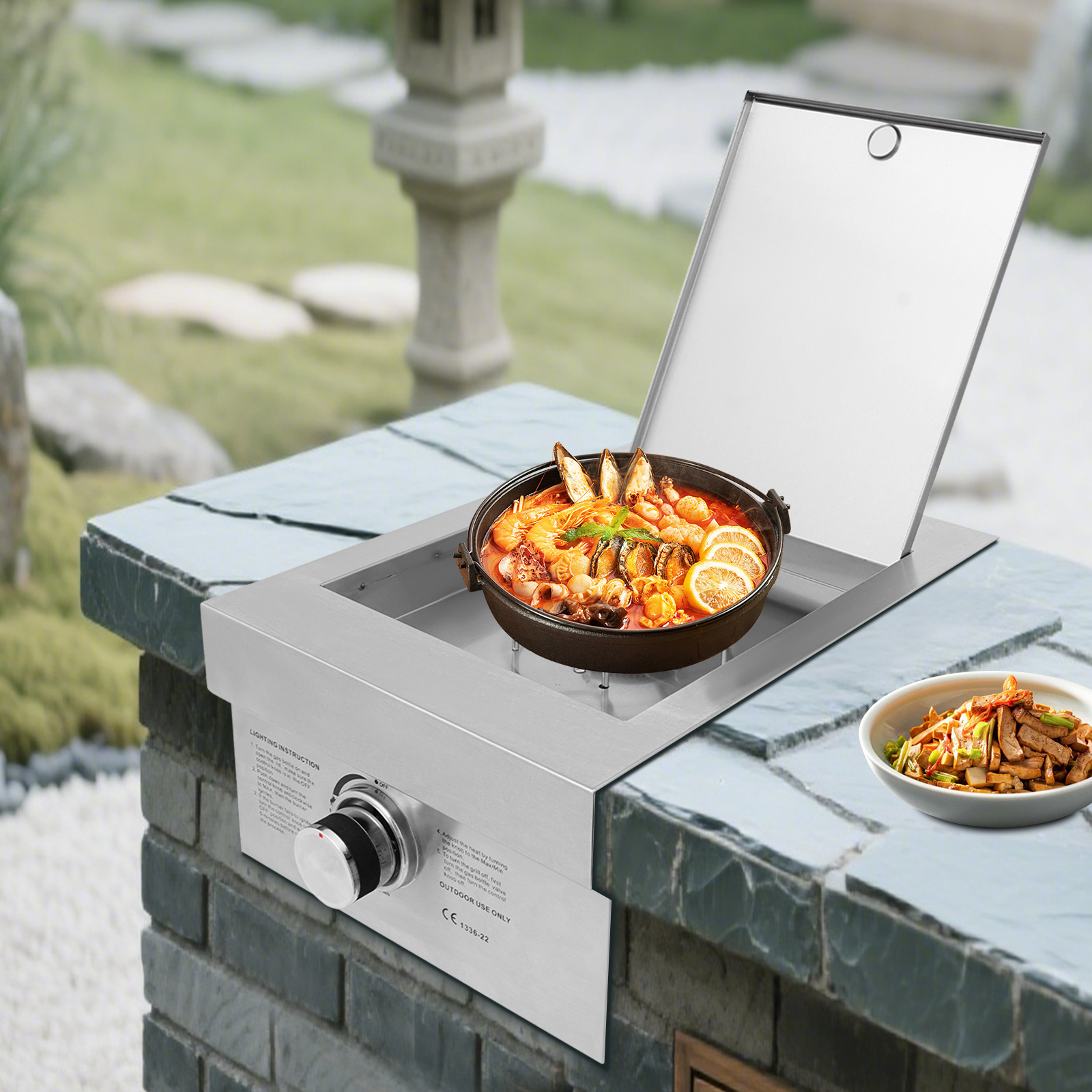 Gas Stove, Embedded/Outdoor, 3 - Outdoor Camping Stove recension och pris