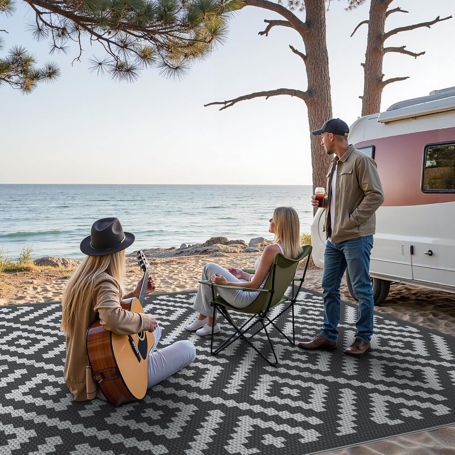 9x12 Waterproof Reversible Out - Outdoor Camping Rugs 9X12 recension och pris