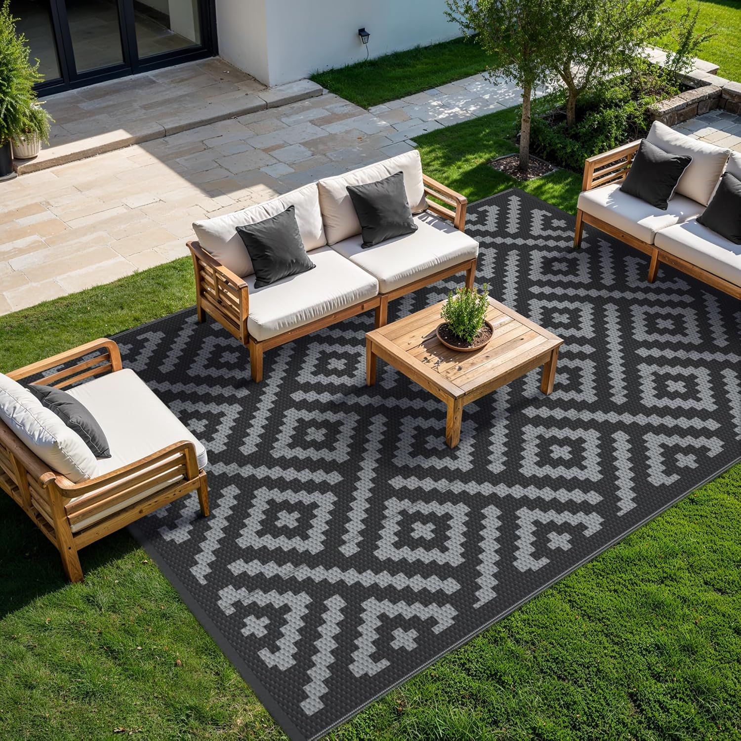 9x12 Waterproof Reversible Out - Outdoor Camping Rugs 9X12 recension och pris