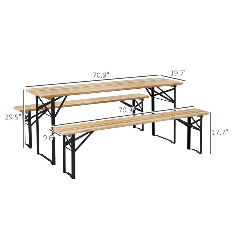 6' Portable Picnic Table and B - Outdoor Activities In Camping recension och pris