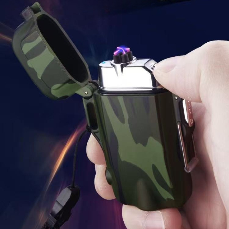 Portable Mini Flashlight USB D - Outdoor Windproof Lighter recension och pris