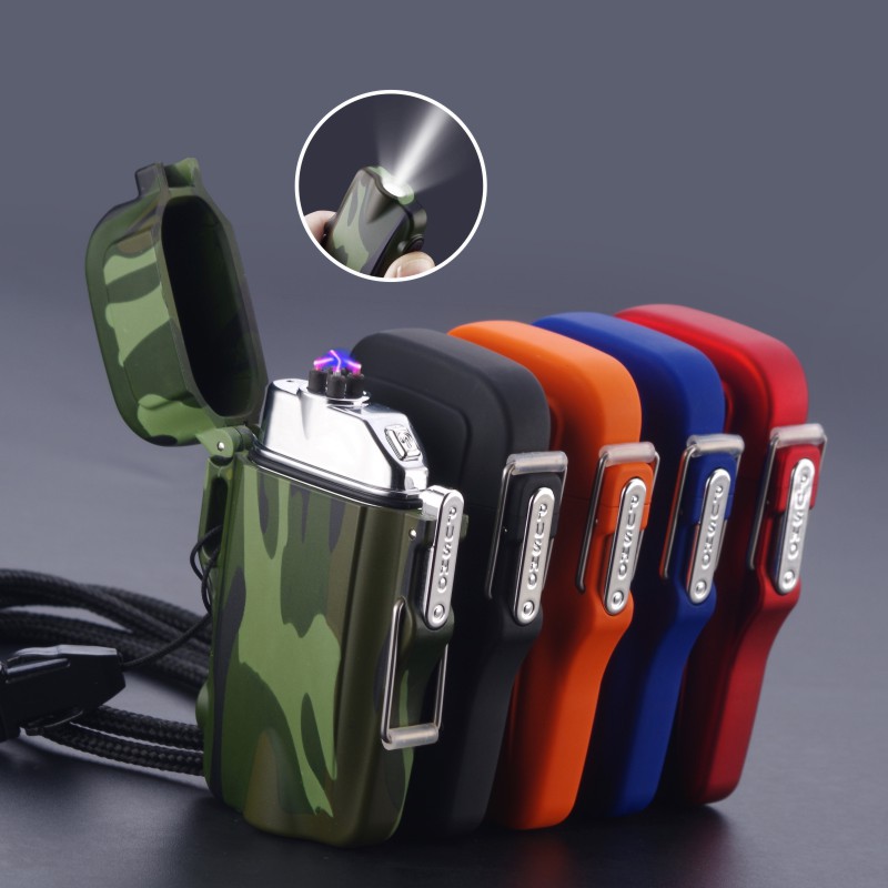 Portable Mini Flashlight USB D - Outdoor Windproof Lighter recension och pris